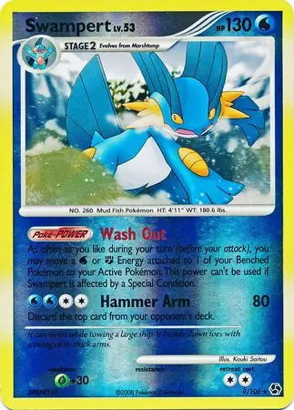 Great Encounters Swampert #9/106 reverse holo